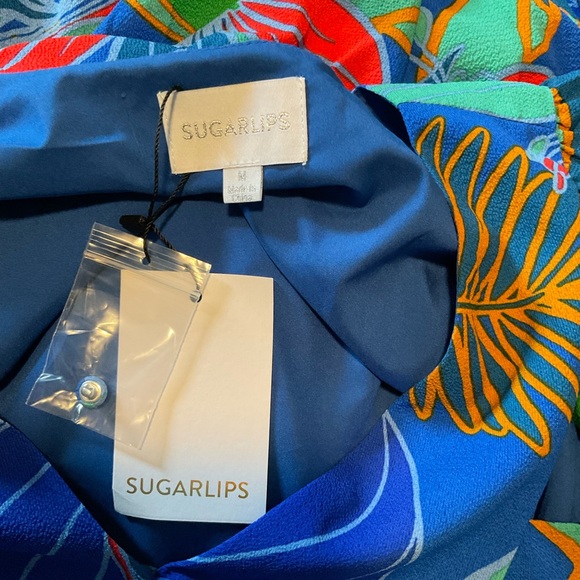 Sugarlips Malton tropical evianna dress size M - Picture 6 of 10